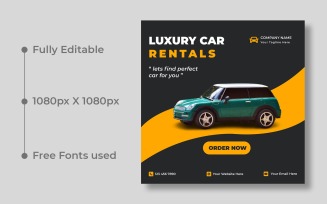 Car Rental Social Media Post Template Ver-1