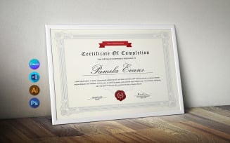 Editable Printable Award Certificate | Professional Recognition Certificate in Canva and Word