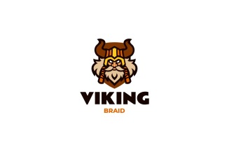Mascot Modern Viking Logo Design14874