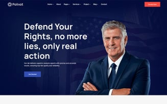 Polivot - Election & Political Elementor WordPress Theme