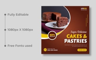 Special Cake Sale Social Media Post Template Ver-1