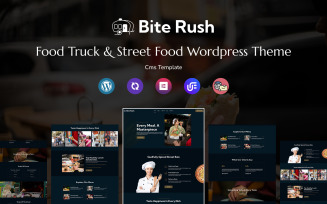 BiteRush - Food Truck And Street Food Multipurpose Responsive WordPress Theme