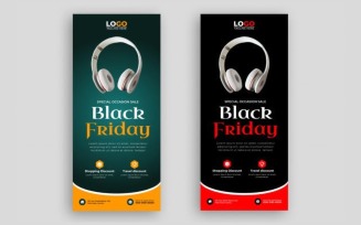 Black Friday Rack Card or DL Flyer Template Ver-1