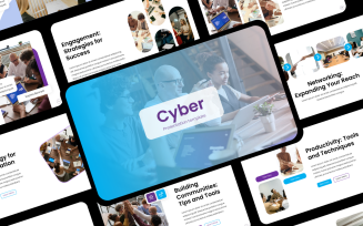 Cyber - Networking Presentation Powerpoint