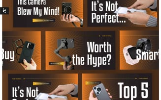 Gadget Review Thumbnail Template