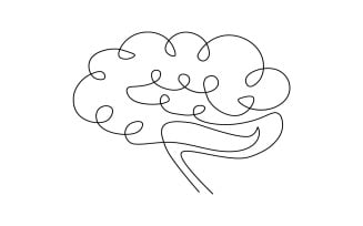 3.Human Brain continuous one line drawing white background.ai