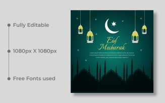 Ramadan Iftar Party Social Media Post Template Ver-3