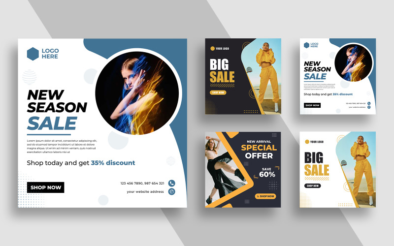 Fashion Sale Social Media Post Template Ver-1