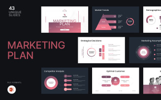 Marketing Plan Presentation Template Design 2030