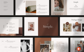 Simple Minimalist Presentation Template