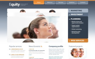Management Company PSD Template
