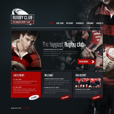Download Rugby Templates | TemplateMonster