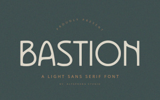 Bastion - Sans Serif Font