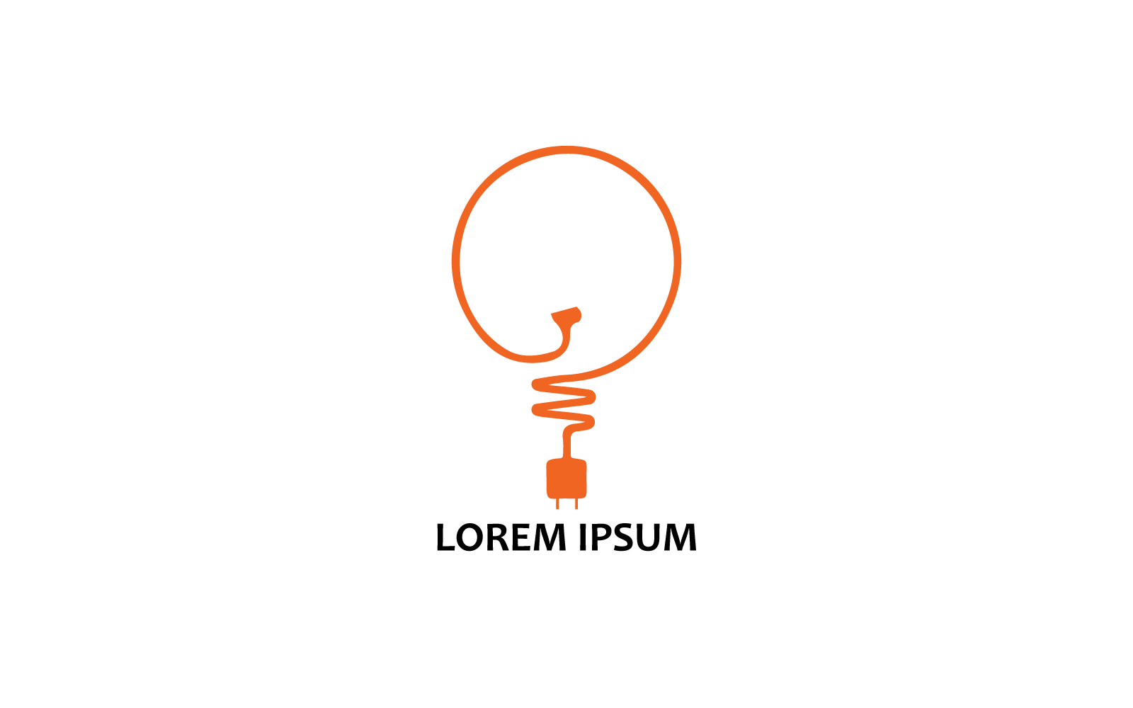 Creative Bulb Logo Template – Modern & Minimal Design