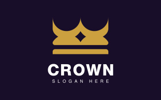 Crown Logo Royal King Queen vector symbol design, 11