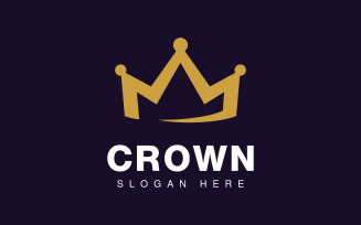 Crown Logo Royal King Queen vector symbol design, 7
