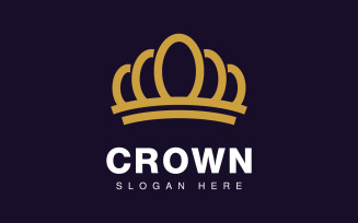 Crown Logo Royal King Queen vector symbol design, 8