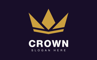 Crown Logo Royal King Queen vector symbol design, 9