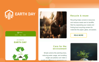Earth Day Email Html Template