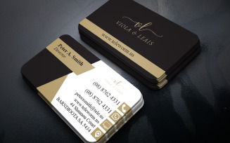 Minimal Business Card Design | Photoshop PSD | Corporate Identity Template v4