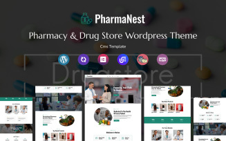 PharmaNest - Pharmacy And Drug Store Multipurpose Responsive WordPress Theme