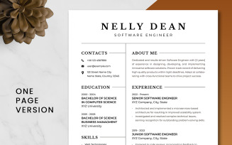 Software Engineer Resume Template Google Docs