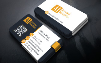 Creative Agency Business Card Template | Photoshop PSD | Bold & Modern Corporate Design