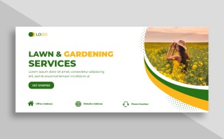 Gardening Services Social Media Facebook Cover Ver-2