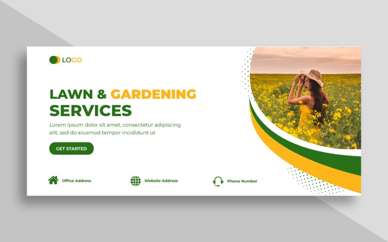 Gardening Services Social Media Facebook Cover Ver-2