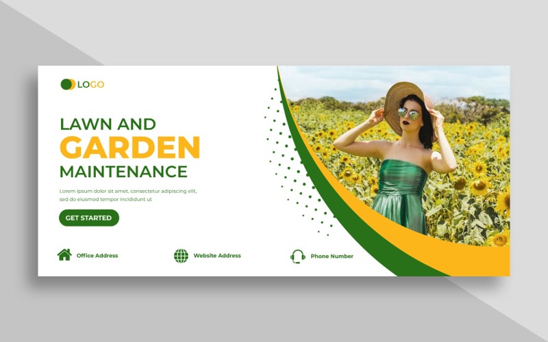 Gardening Services Social Media Facebook Cover Ver-3