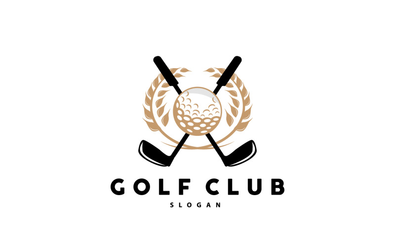 Golf Logo Game Sport Club Design Symbol V1 Logo Template