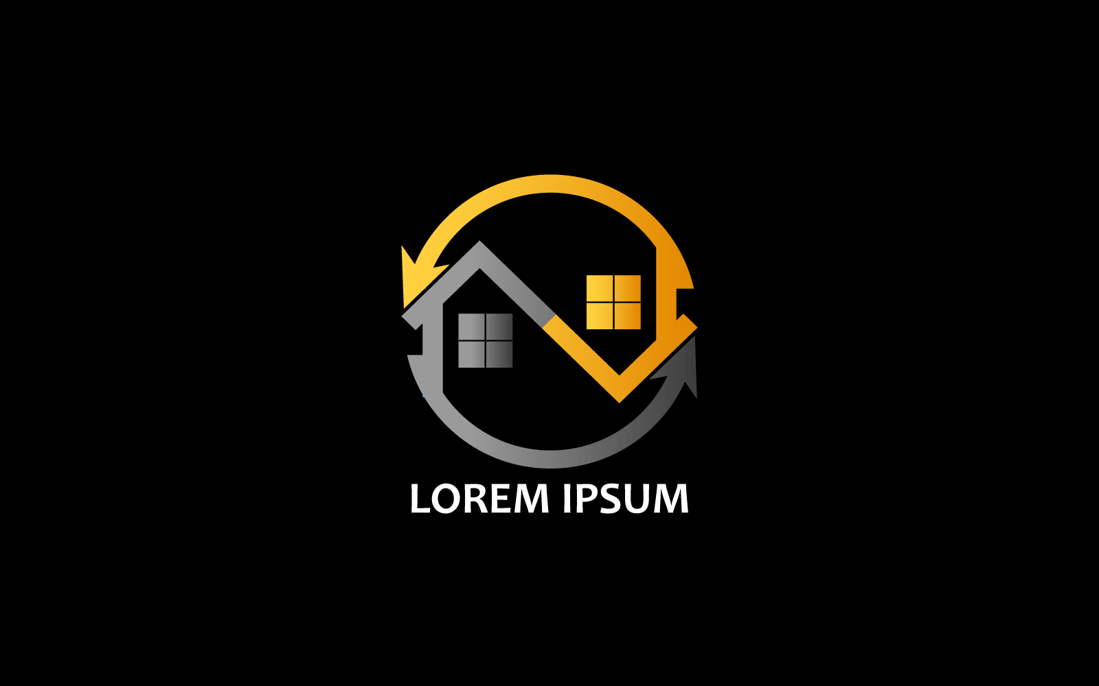 Home Logo Template – Real Estate, Construction & Property Brand Design