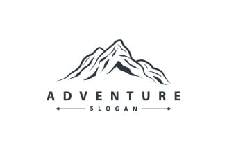 Mountain Nature Landscape Logo Simple V3