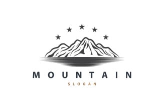 Mountain Nature Landscape Logo Simple V5