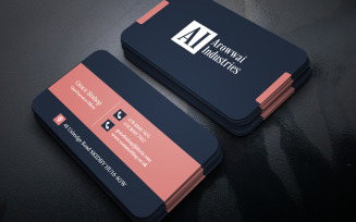 Creative Colorful Business Card PSD Template Modern Professional