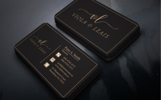 Creative Minimal Business Card Template for Designers
