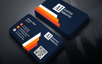 Creative Minimal Business Card Template PSD for Designers and Brands