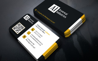 Luxury Business Card PSD Template Elegant Professional Style