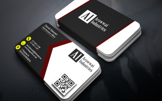 Modern Business Card PSD Template Clean Fresh Branding