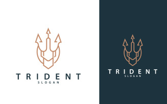 Neptune Poseidon Trident Logo V2