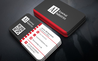 Stylish Modern Business Card Template PSD Corporate Professional