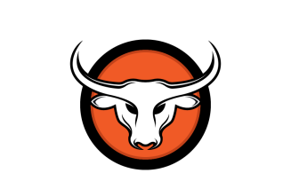 Bull Head Logo Template Design