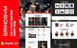 Grindgym - Sports, Gym and Fitness Store Shopify 2.0 Responsive Theme