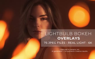 Lightbulb Bokeh Overlay Pack