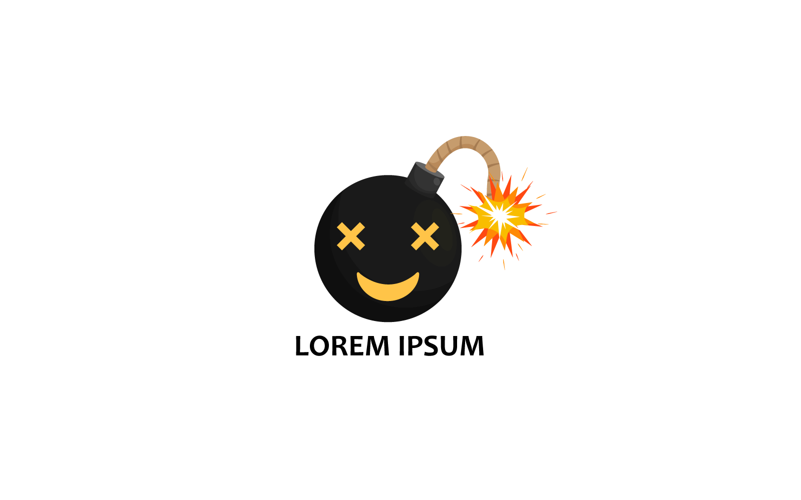 Bomb Logo Template – Bold, Explosive & Creative Brand Design