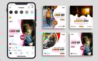 Labor Day Celebration Social Media Instagram Post Ver-1