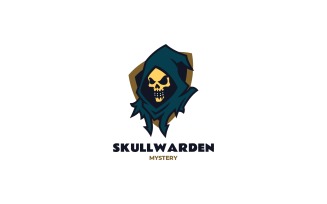 Mascot Skull Grim Reaper Logo Design