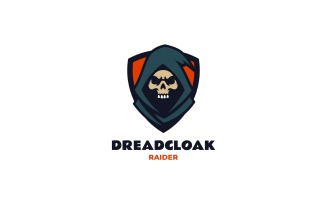 Mascot Skull Reaper Logo Design