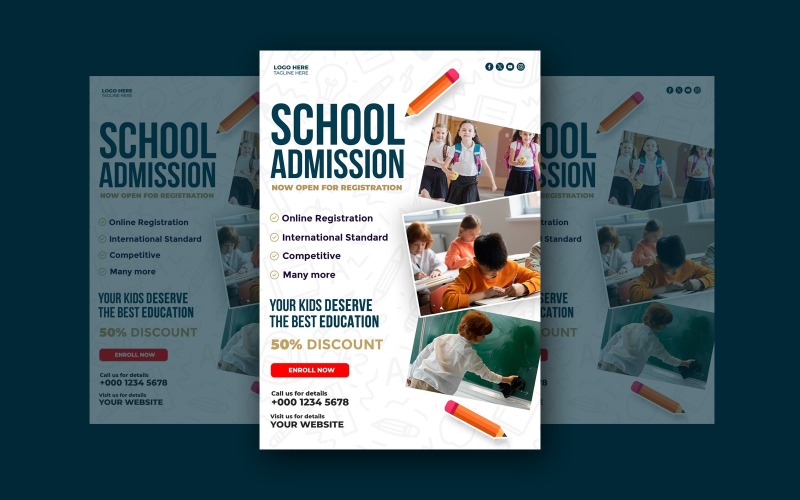 School Admission Social Media Template
