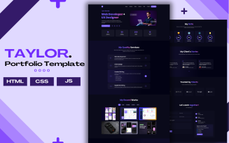 Taylor – Clean & Modern Portfolio Website Template